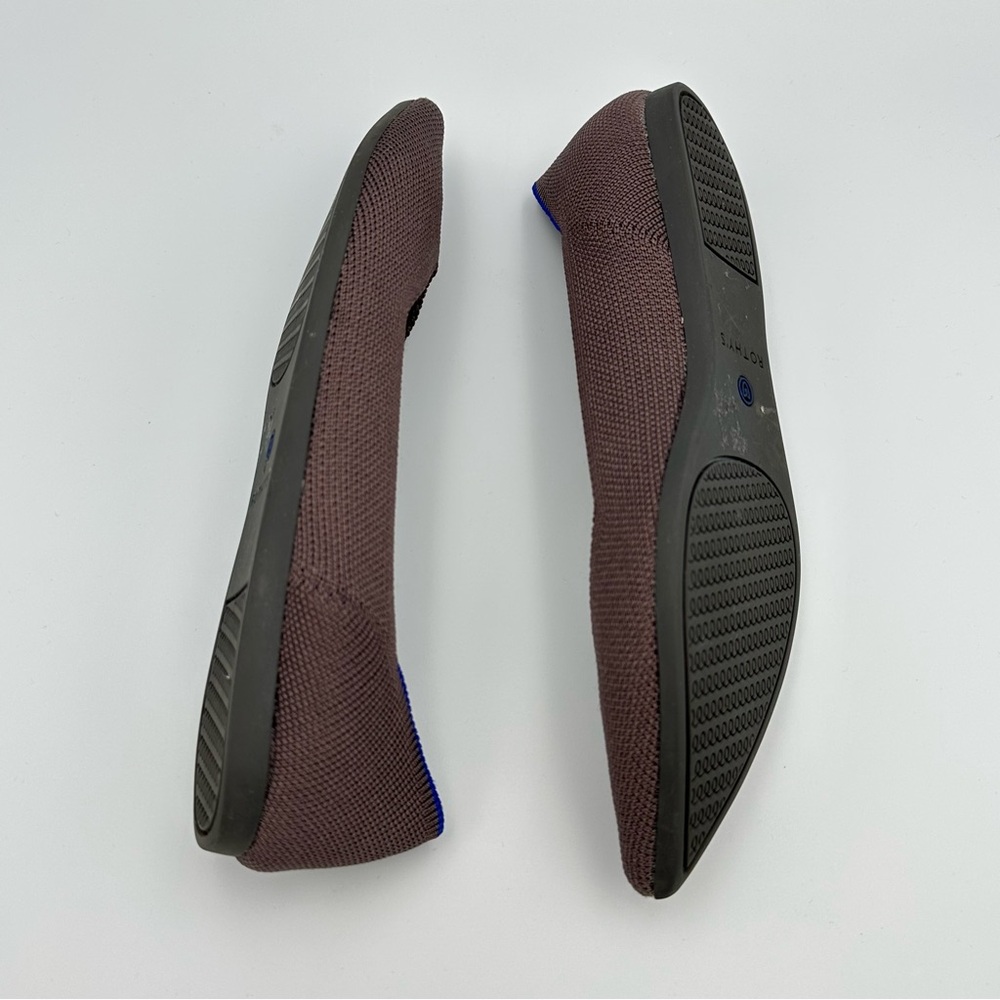Rothy’s The Point Women’s 7W US Purple Flats Slip On Casual Shoes - Picture 5 of 9